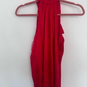 red halter type top size small